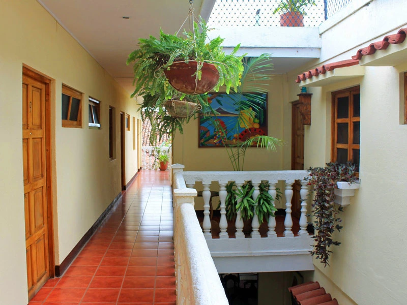 Flur im Hotel in Leon, Nicaragua