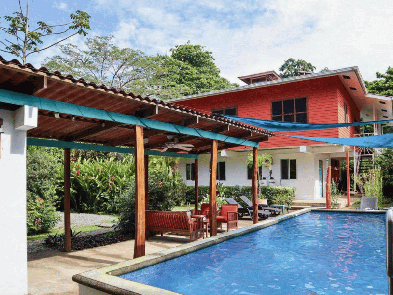 Pool auf den Bocas del Toro in Panama