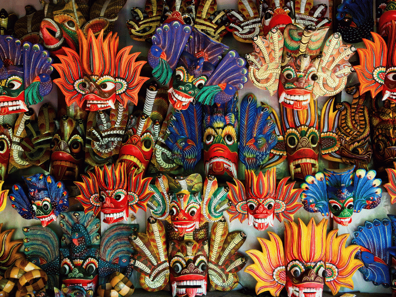 Diabolische Masken in Panama