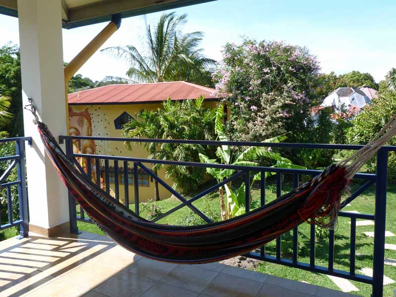 Hängematte auf Terrasse in Boquete, Panama
