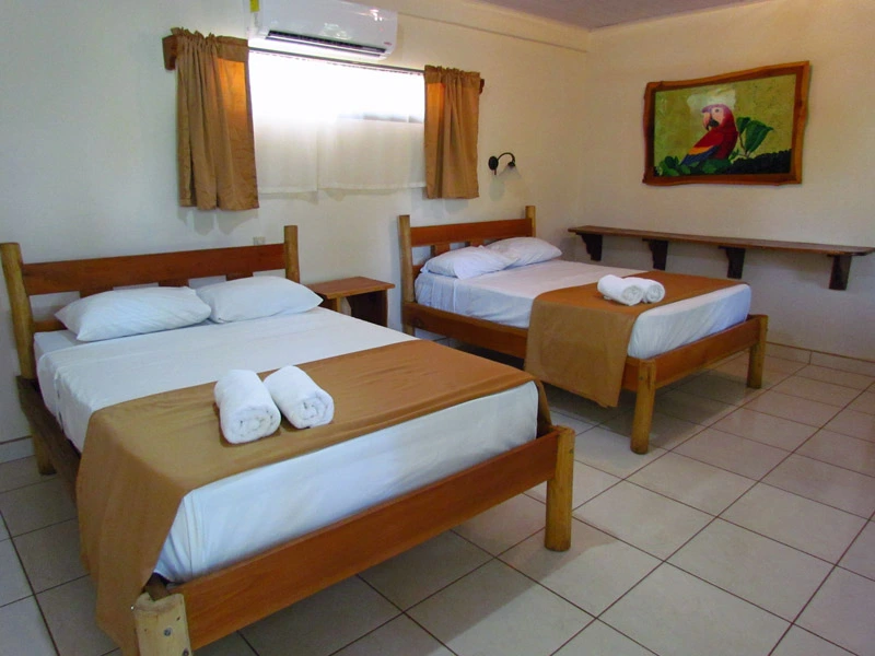 Zimmer in der Unterkunft beim Carara Nationalpark, Costa Rica