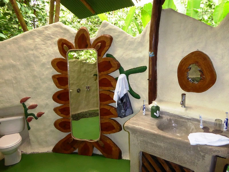 Bad der Unterkunftin Corcovado, Costa Rica