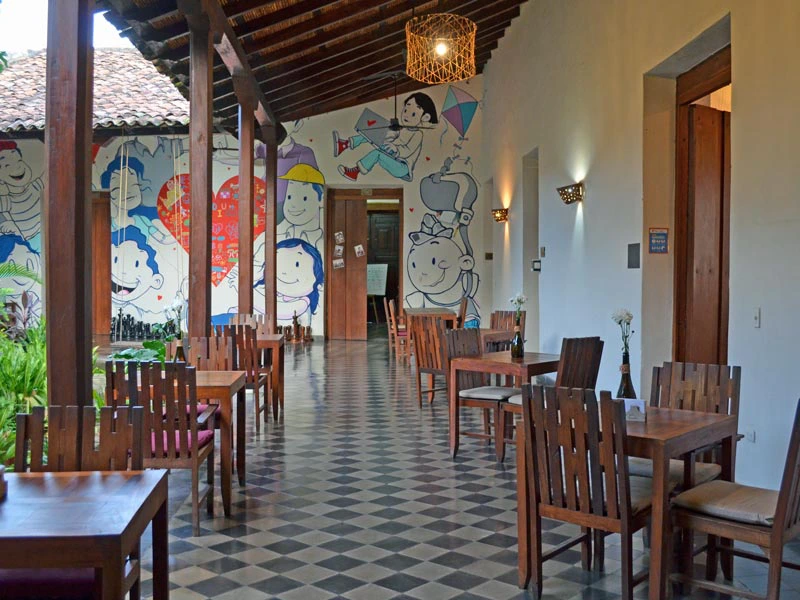 Hotelrestaurant in Granada, Nicaragua