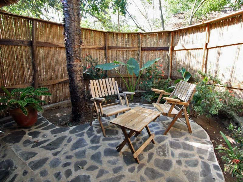 Terrasse an der Laguna de Apoyo, Nicaragua