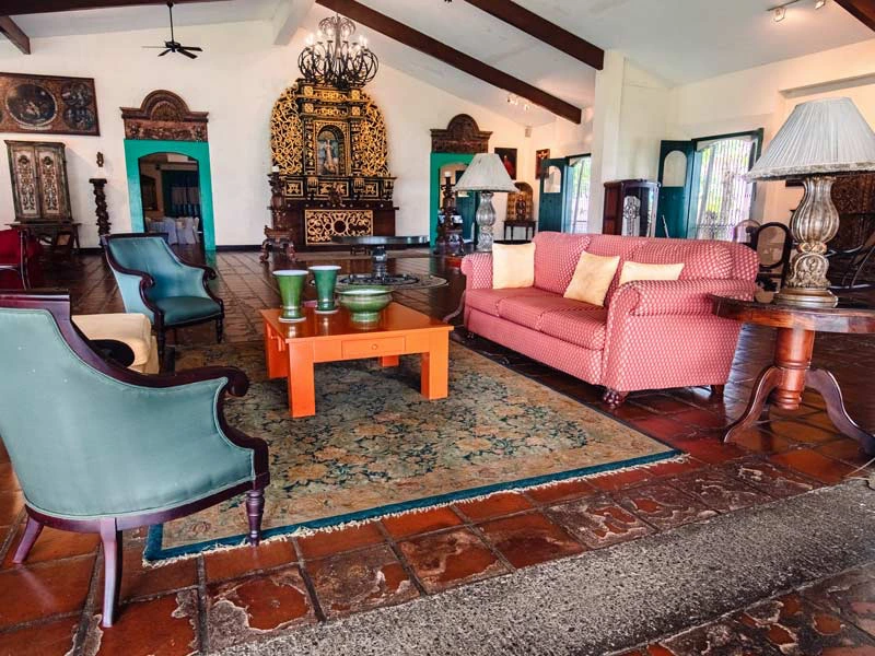 Lobby des Hotels in Nicaragua