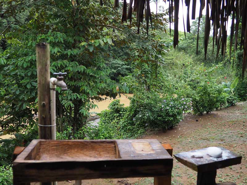 Waschstelle der Embera in Panama