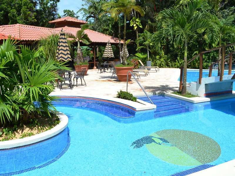 Unterkunft mit Pool in Tortuguero in Costa Rica