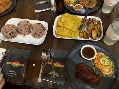 Costaricanisches Essen in Costa Rica