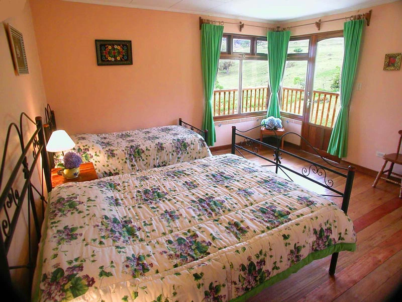 Zimmer der Unterkunft bei Turrialba in Costa Rica