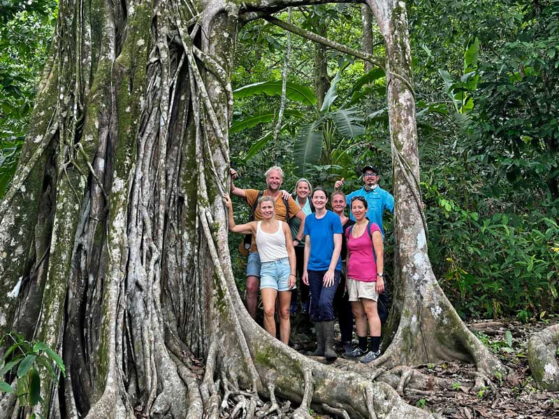Gruppenfoto während der Wanderung im Corcovado Nationalpark, Costa Rica