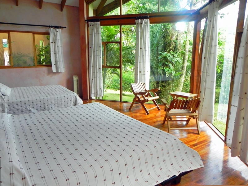 Zimmer der Unterkunft beim Vulkan Tenorio Nationalpark, Costa Rica