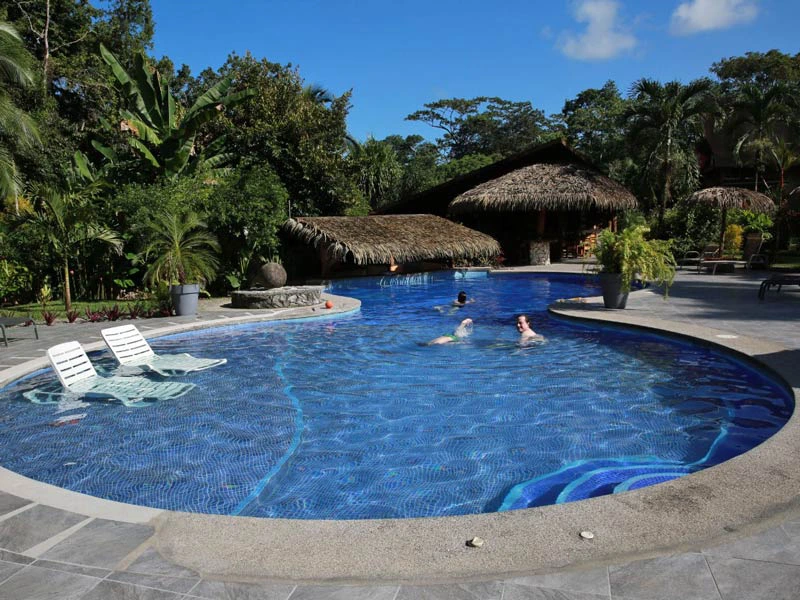 Erfrischender Pool bei der Komfortvariante in Cahuita, Costa RIca