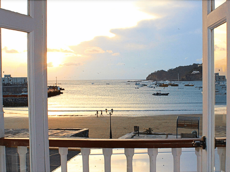 Aussicht vom Hotel in San Juan del Sur, Nicaragua