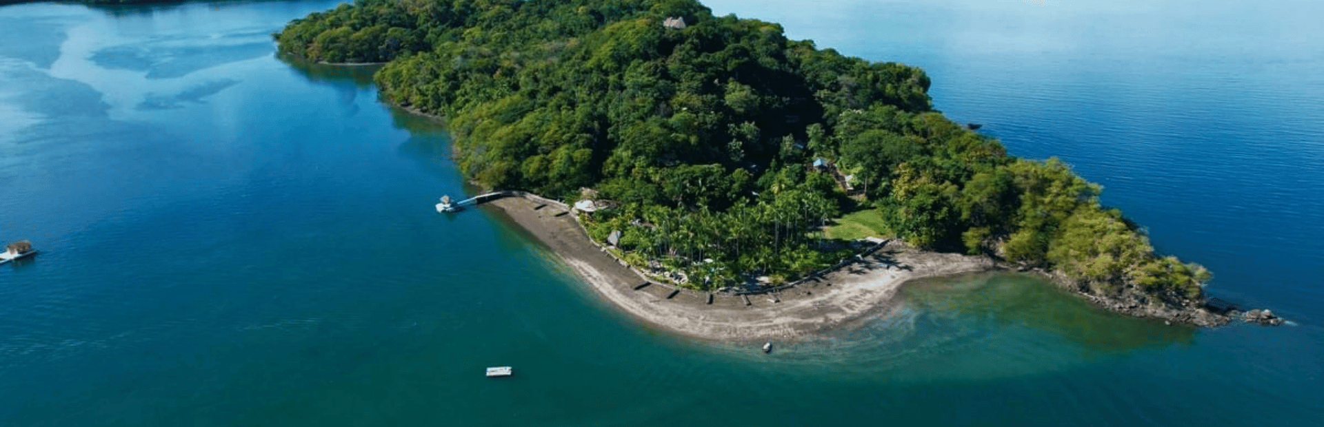 Die Isla Jesusita von oben, Costa Rica