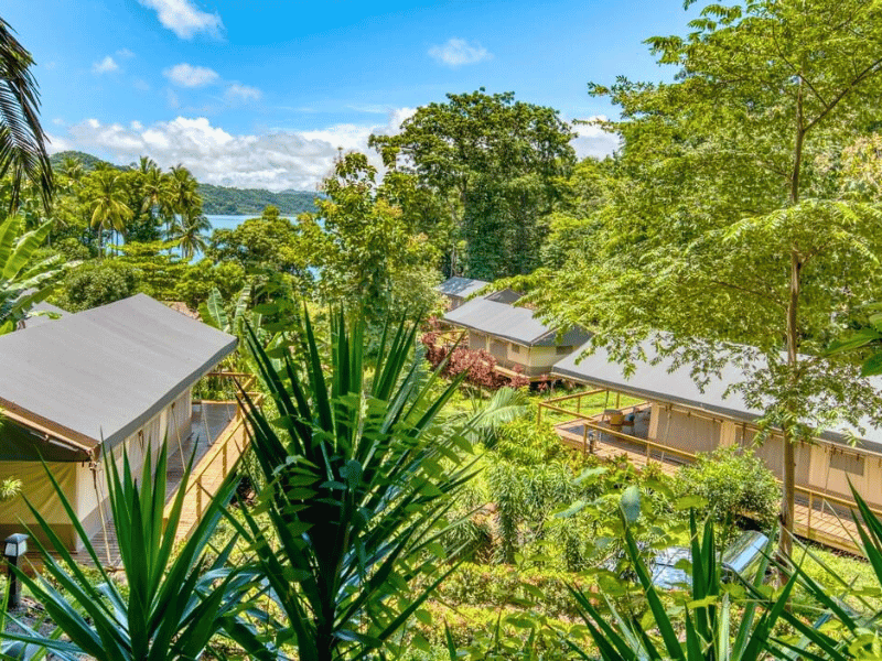 Glamping-Unterkunft auf der Isla Jesusita