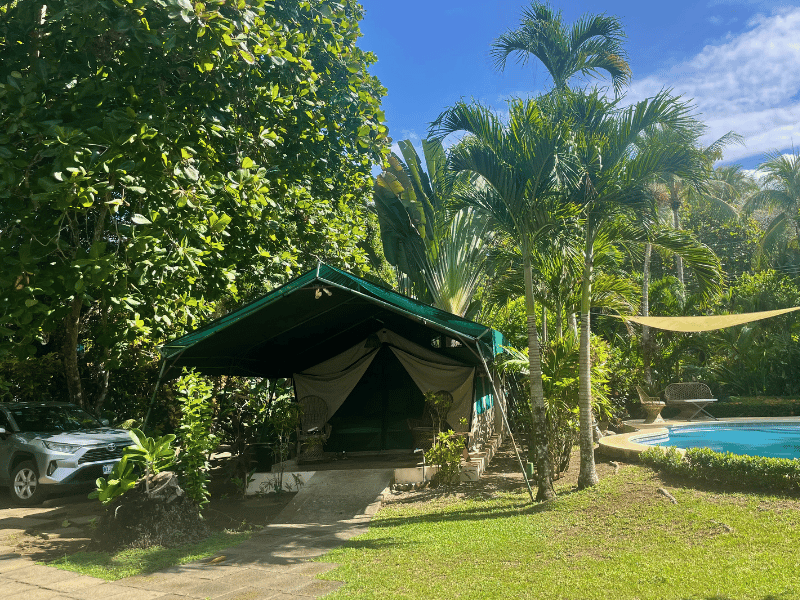 Glamping Zelt in Matapalo, Costa Rica