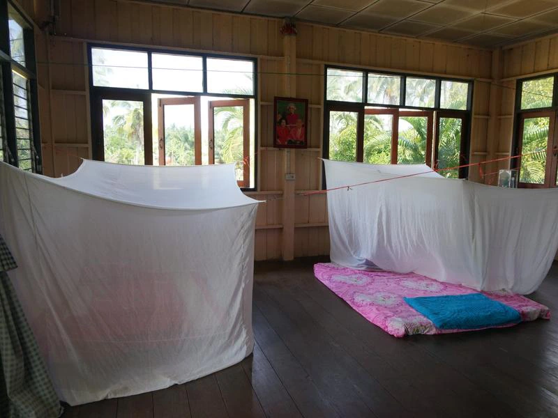 Unterkunft beim Homestay in Thailand