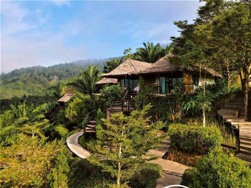 Zelte im Boutique Camp im Khao Sok Thailand