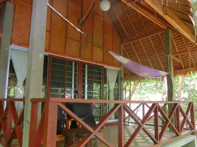 Veranda des Zimmers