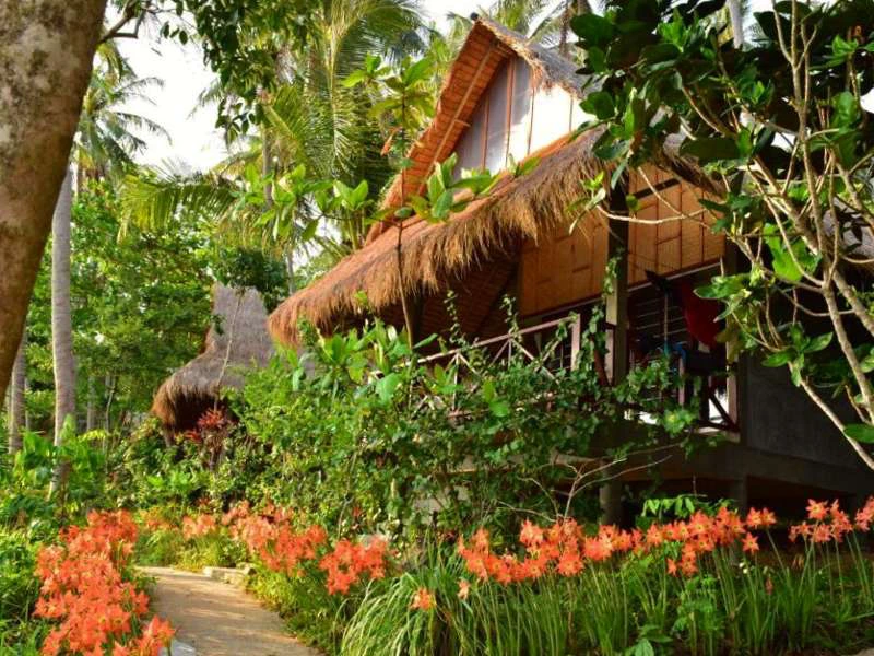 Koh Lanta Budget Hotel Garten
