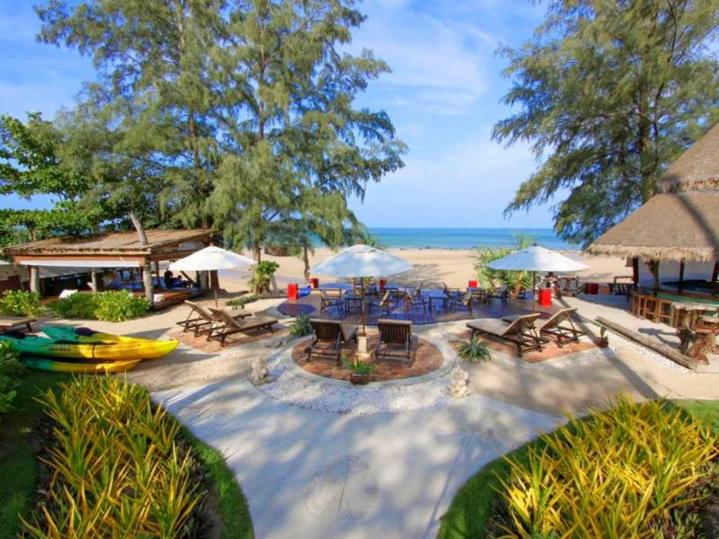 Gartenanlage auf Koh Lanta