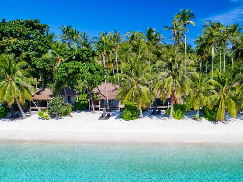 Strand der Upgradeunterkunft