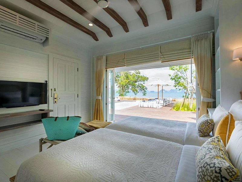 Zimmer im komfortablen Hotel auf Koh Yao Noi, Thailand