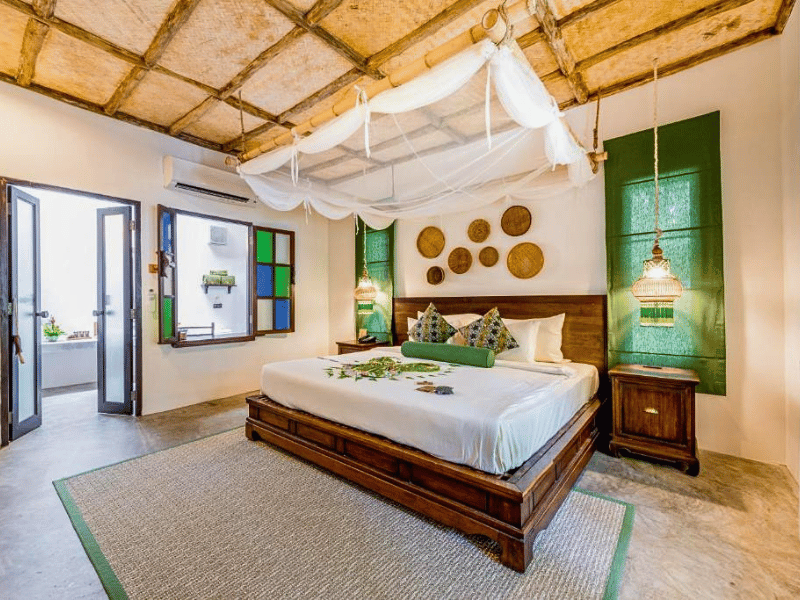 Zimmer im stilvollen Hotel auf Koh Yao Yai, Thailand