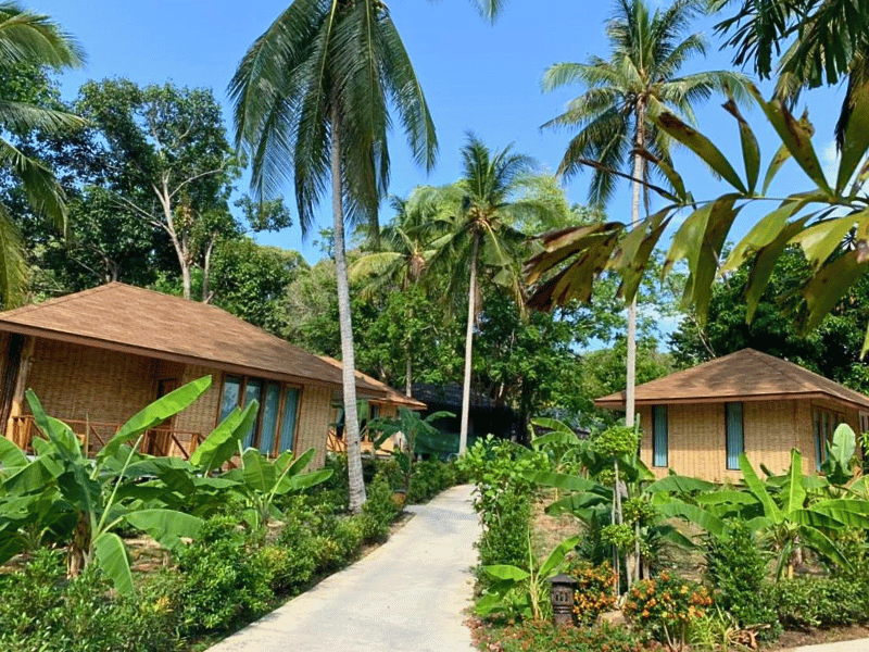 Gartenanlage auf Koh Yao Yai