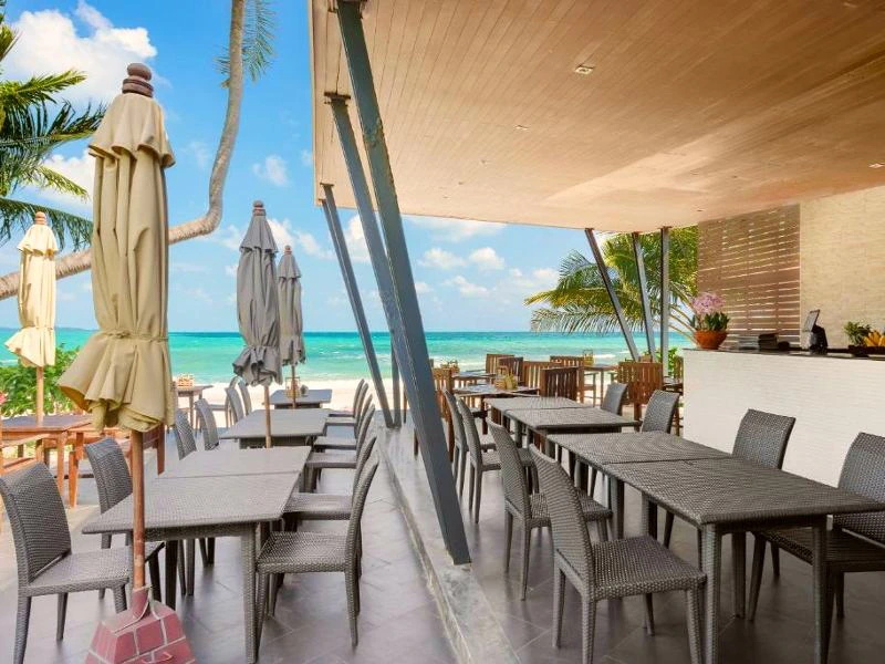 Hotelrestaurant mit schöner Aussicht