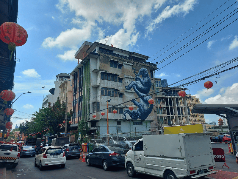 Streetart in China Town in Bangkok