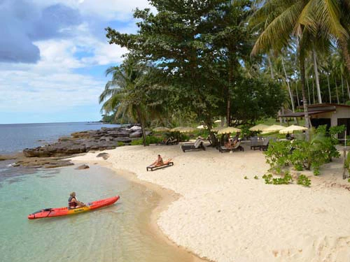 Privater Strand im Hotel auf Koh Kood