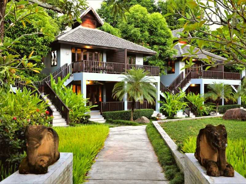 Hotel im Grünen in Pai, Thailand