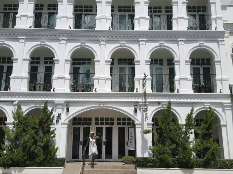 Hotel im kolonialen Stil in Phuket Thailand