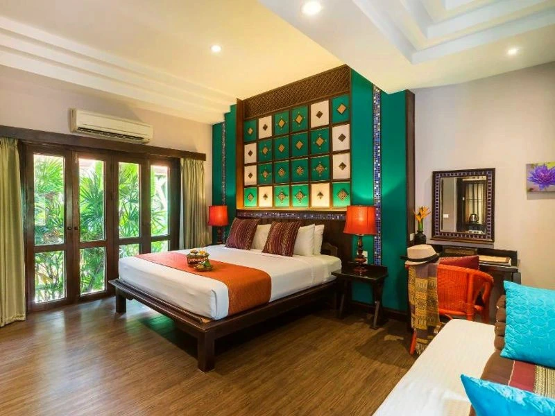 Komfortables Zimmer im Hotel in Sukhothai Thailand