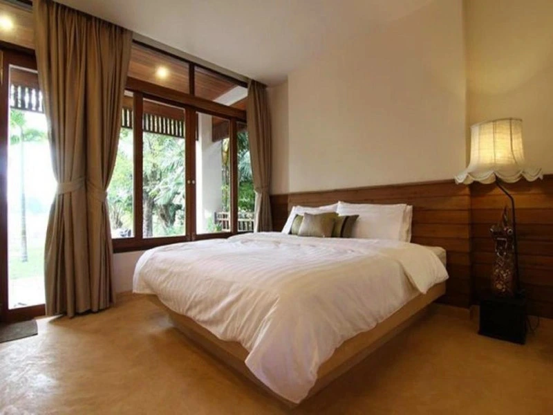Gemütliches Zimmer im Hotel in Ayutthaya Thailand