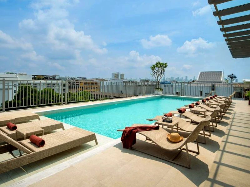 Hotelpool in Bangkok Thailand