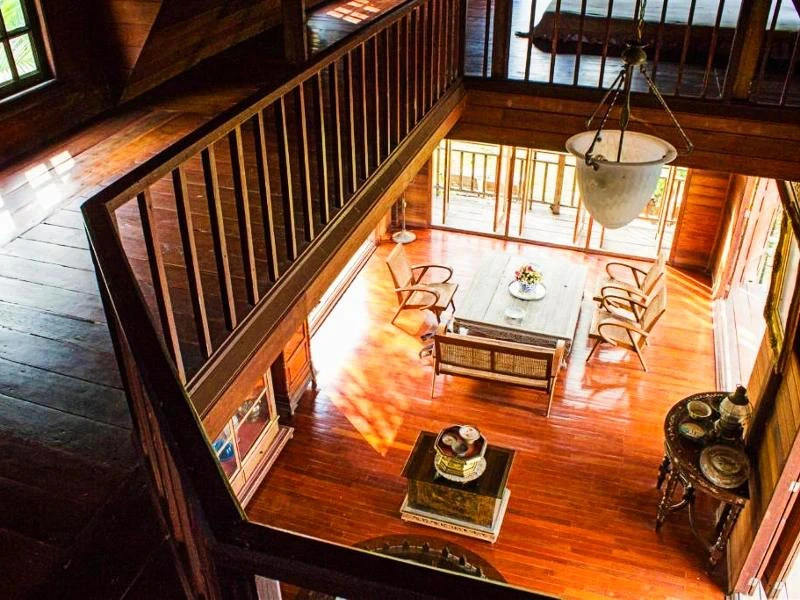 Lobbybereich im Hotel in Ayutthaya Thailand