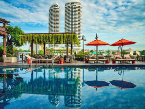 Pool im Komforthotel in Bangkok Thailand