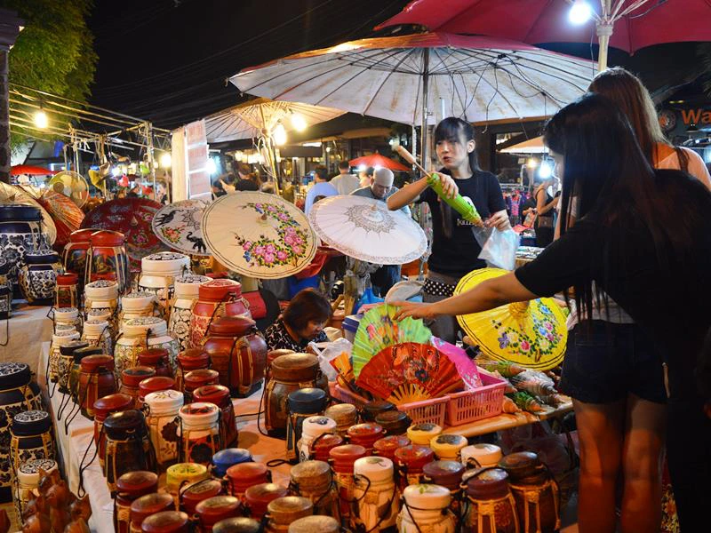 Nachtmarkt in Chiang Mai