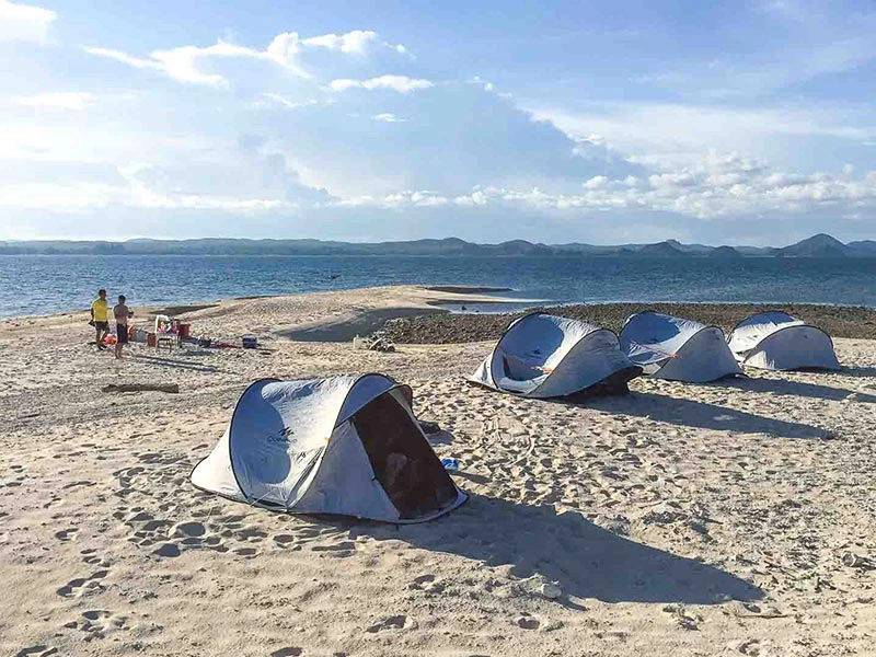 Zeltlager auf Koh Kye Thailand