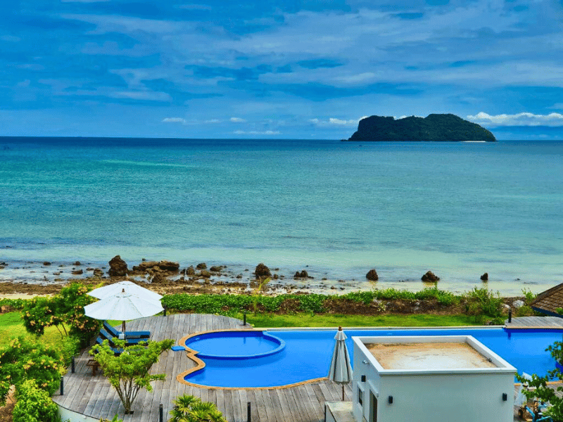 Hotel am Meer in Chumphon Thailand