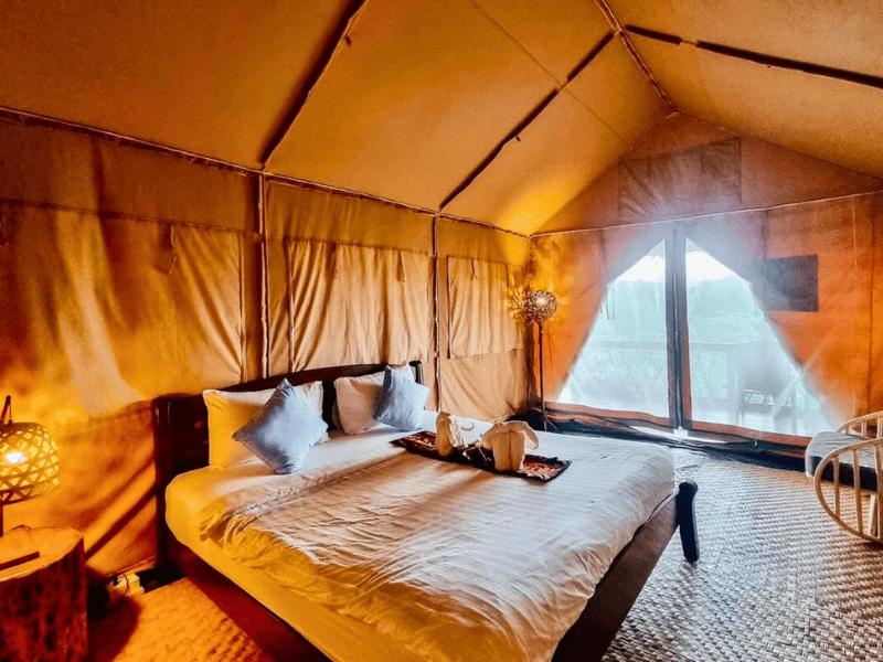 Zelt im Boutique Camp im Khao Sok Thailand