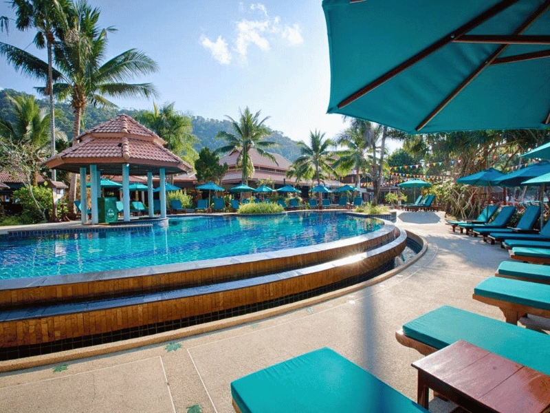 Hotelpool auf Koh Chang Thailand
