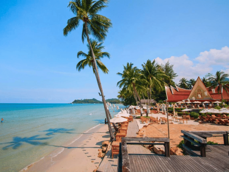 Hotel am Strand auf Koh Chang Thailand