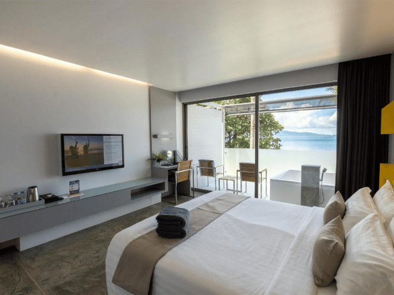 Hotelzimmer auf Koh Phangan Thailand