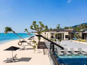 Hotel am Strand auf Koh Samui Thailand