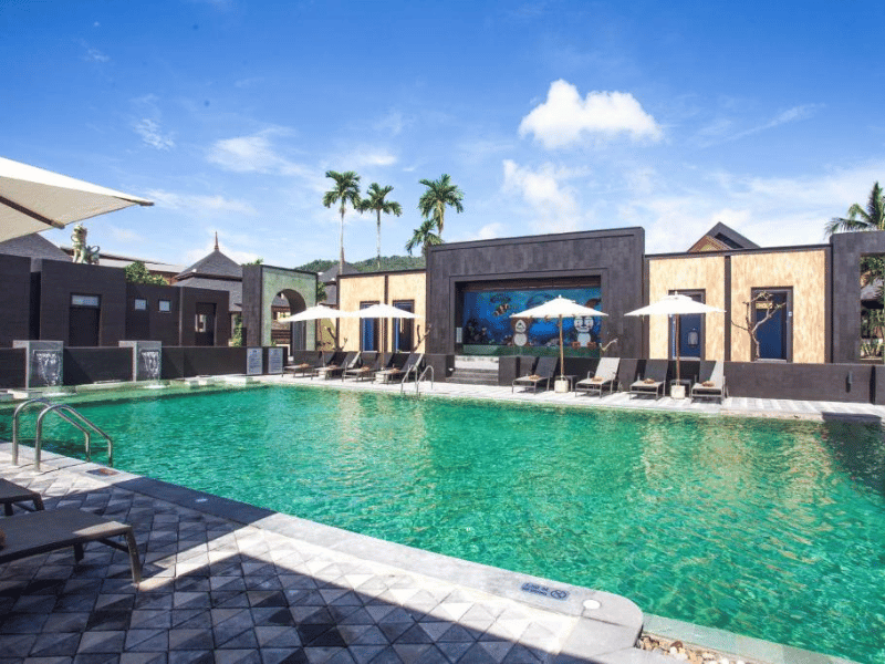 Hotelpool auf Koh Samui Thailand