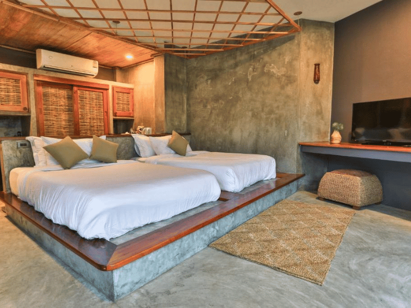Hotelzimmer auf Koh Tao Thailand