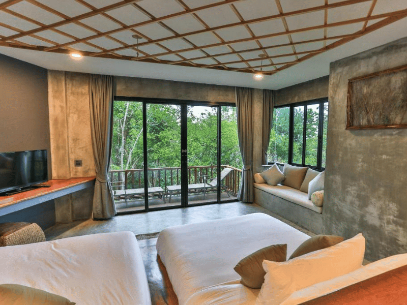 Hotelzimmer auf Koh Tao Thailand